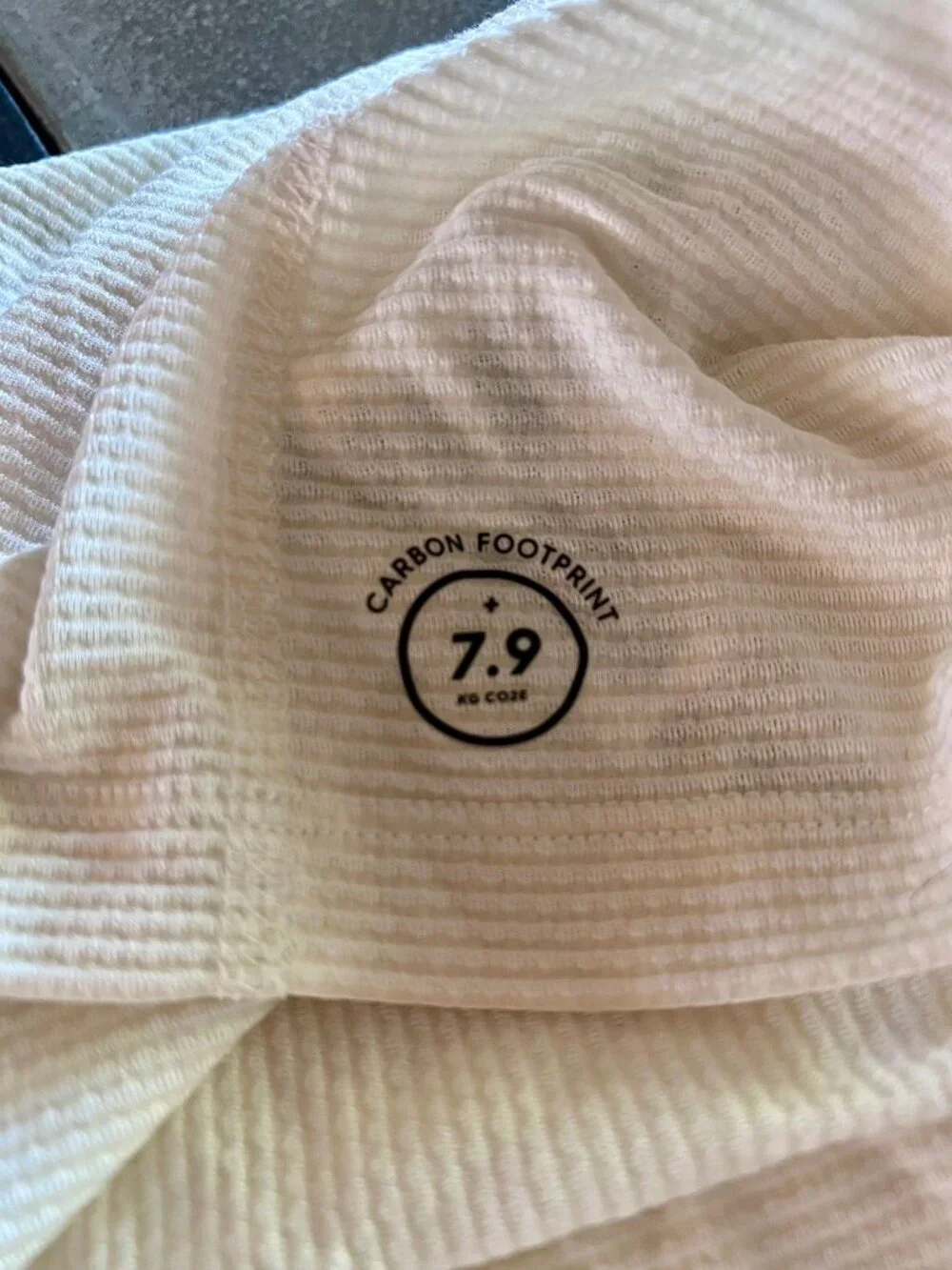 Allbirds Natural Run Long Sleeve Tee Natural White S